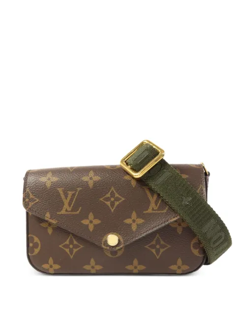 Louis Vuitton Pre-Owned Felicie Strap & Go Monogram shoulder bag Brown M80091