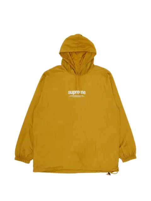 Supreme logo-print hoodie Yellow SU27496