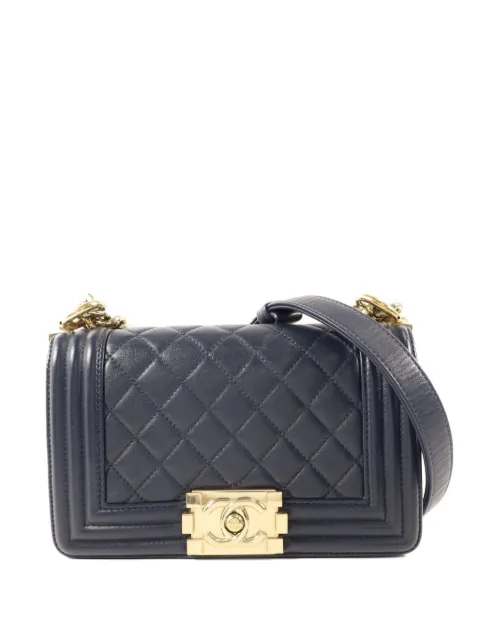 CHANEL Pre-Owned 20 Boy CC shoulder bag Blue A67085