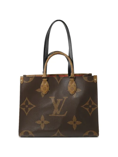 Louis Vuitton Pre-Owned Giant On The Go monogram tote bag Brown M45321