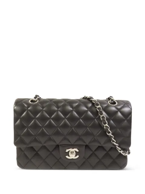 CHANEL Pre-Owned 25 turn-lock quilted shoulder bag Black A01112