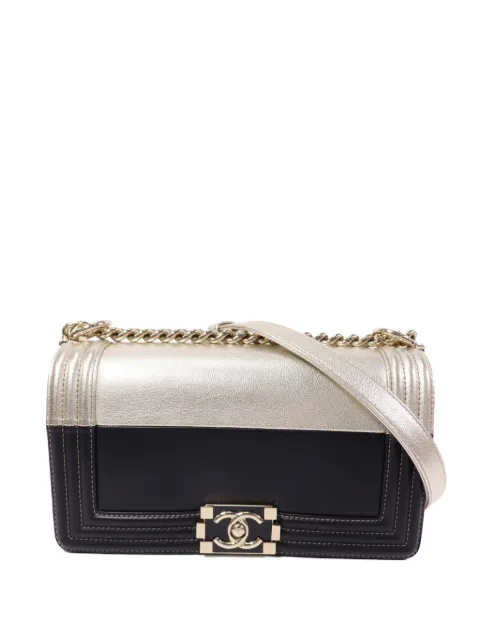 CHANEL Pre-Owned 25 Boy chain crossbody bag Gold A67086