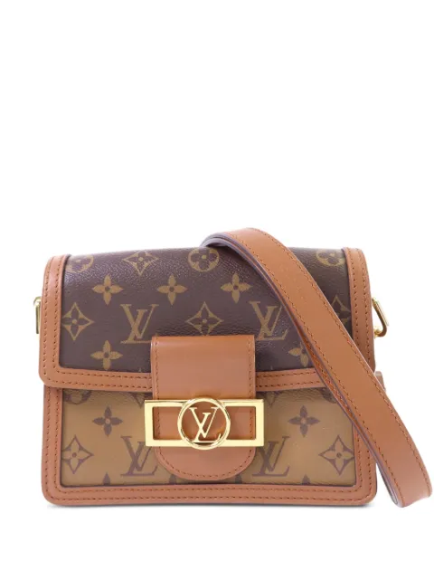 Louis Vuitton Pre-Owned mini Dauphine Monogram Reverse crossbody bag Brown M44580
