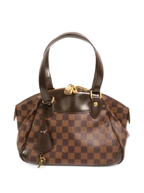 Louis Vuitton Pre-Owned Verona PM Damier Ebene canvas tote bag Brown N41117