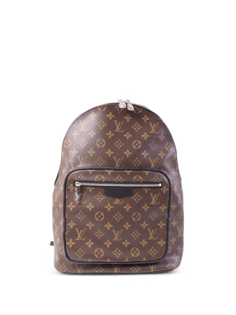 Louis Vuitton Pre-Owned Josh Monogram-canvas backpack Brown M45349