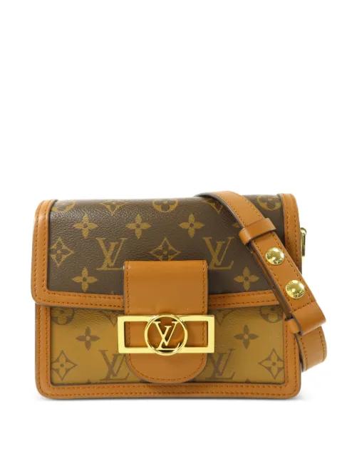 Louis Vuitton Pre-Owned mini Dauphine Monogram Reverse canvas shoulder bag Brown M44580