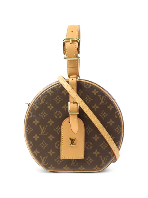 Louis Vuitton Pre-Owned Petite Boite Chapeau Monogram canvas crossbody bag Brown M43514