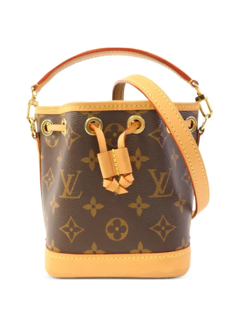 Louis Vuitton Pre-Owned Nano Noe monogram tote bag Brown M81266