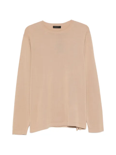 OUTFIT crew-neck fine-knit sweater Neutrals OUML0005YCO0006