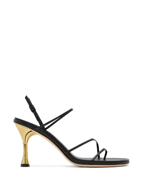 Studio Amelia Helix strappy sandals Black F849CFSBLK