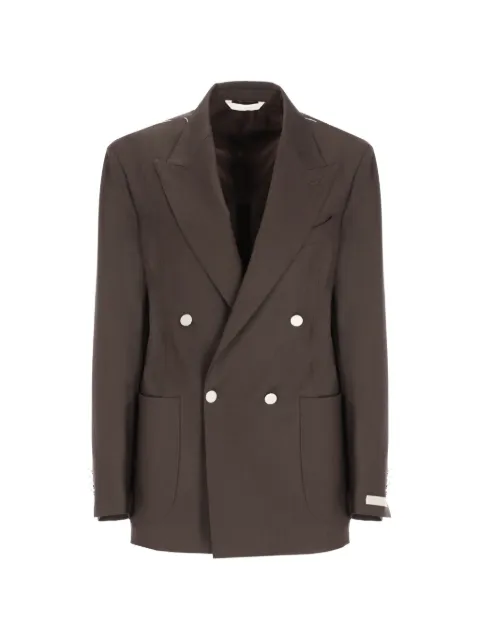 Briglia 1949 Blanchette double-breasted blazer Brown BLANCHETTEW30010800146
