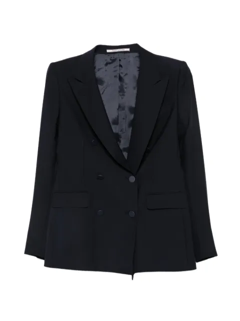 Tagliatore double-breasted peak-lapel jacket Blue JPARIGI10B080004B5105
