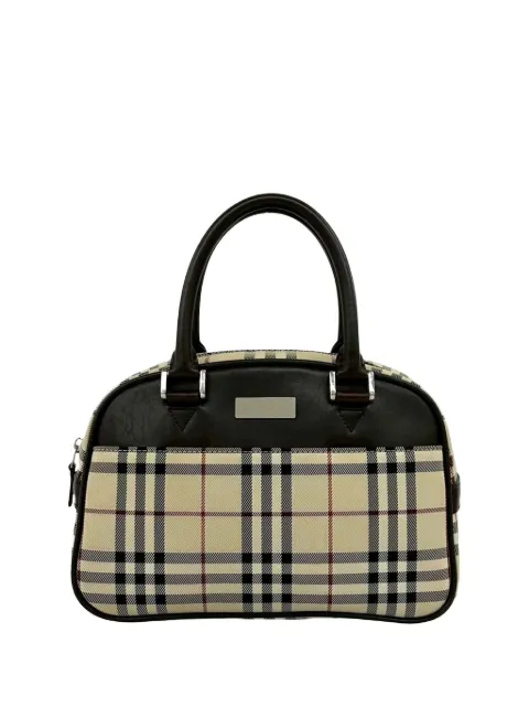 Burberry Pre-Owned 2000-2017 House Check Canvas handbag Neutrals E7PECCJFVWJ9DJPF