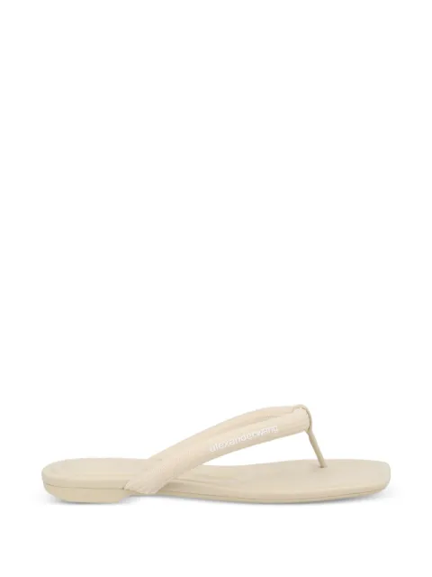 Alexander Wang logo-print flip-flops Neutrals 30226S021273A
