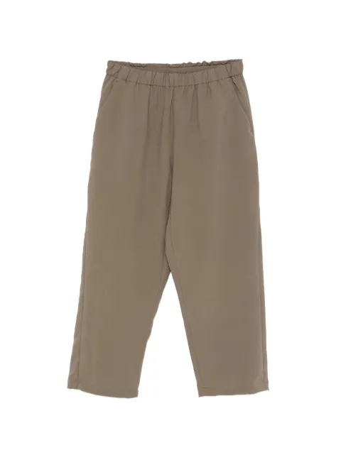 Goldwin elasticated-waistband straight-leg trousers Green GL75183