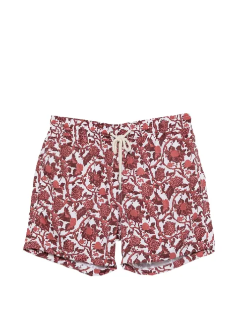Arrels Barcelona floral-print drawstring swim shorts Red MSW010069