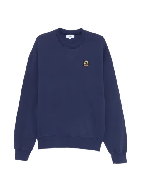 Arrels Barcelona cat-patch sweatshirt Blue MSK320074