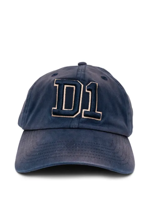 D1 Milano logo-embroidered cap Blue CPCTU008