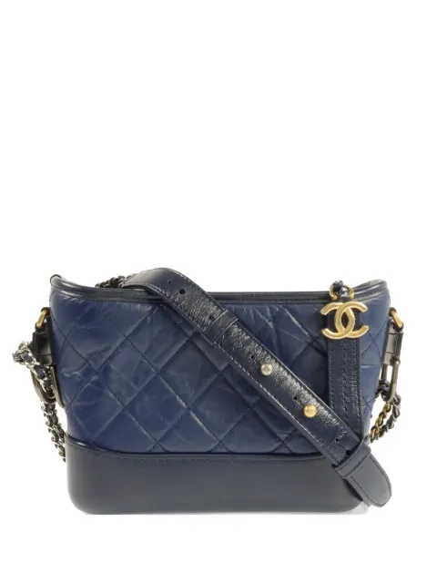 CHANEL Pre-Owned small Gabrielle shoulder bag Blue A91810