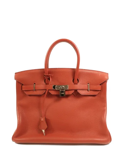 Hermès Pre-Owned 35 Birkin tote bag Orange MR1TOGO
