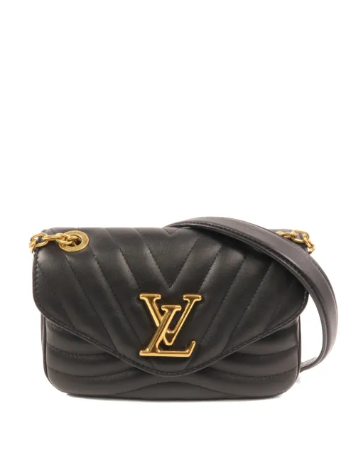 Louis Vuitton Pre-Owned PM New Wave chain shoulder bag Black M20687