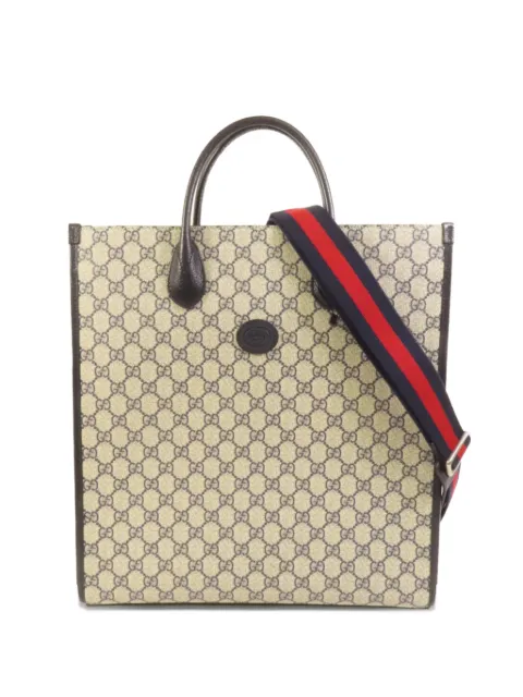 Gucci Pre-Owned medium Interlocking G tote bag Neutrals 674155