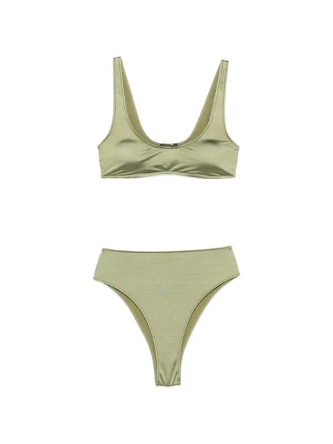 VENUJA scoop-neck bikini Green BI001DCAM