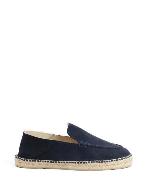 Manebi Hamptons suede espadrilles Blue K16LT