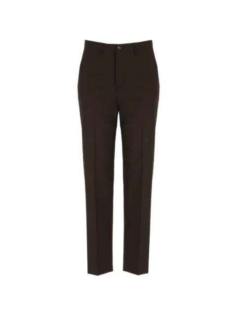 Briglia 1949 pressed-crease cropped trousers Brown JEANW32508200156