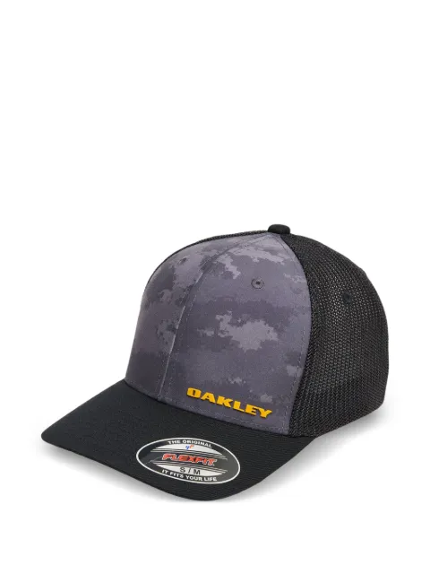 Oakley camo-print mesh-panelled trucker cap Black FOS9003549G7