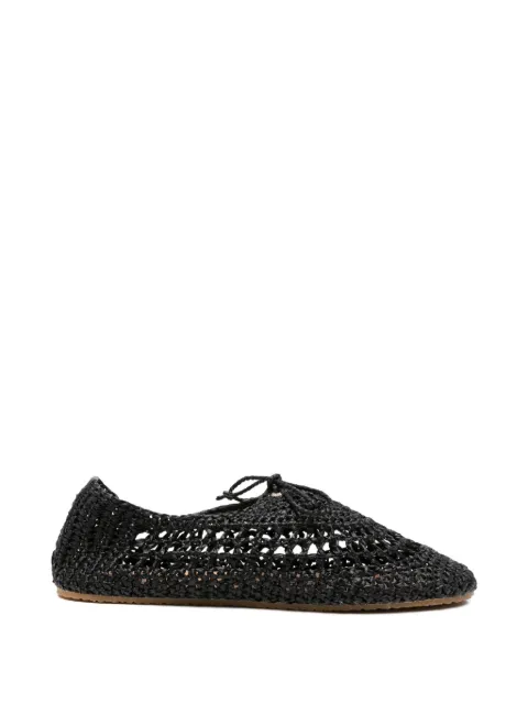 Superga woven lace-up shoes Black S5141PW
