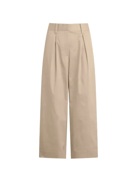 Favorite Daughter London pleat-detail trousers Neutrals FKS3CT8656