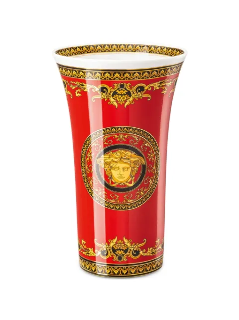 Versace Home Medusa Head-motif vase Red 1409110272126026