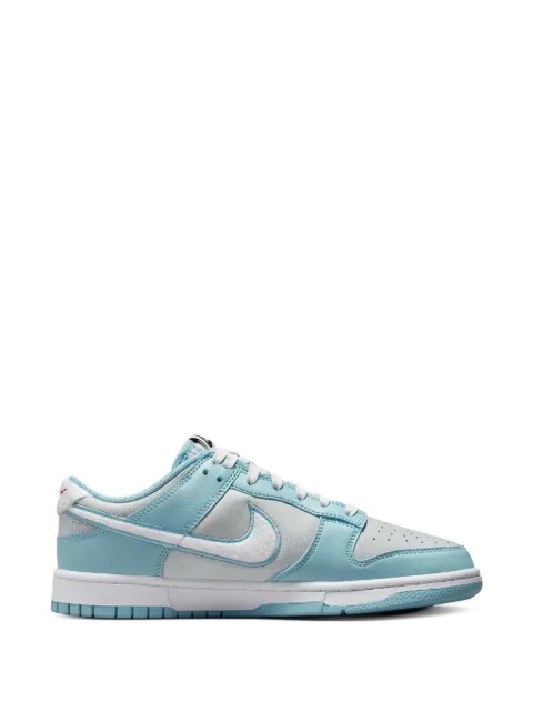 Nike Dunk Low Retro fleece-Swoosh sneakers Blue FB1871