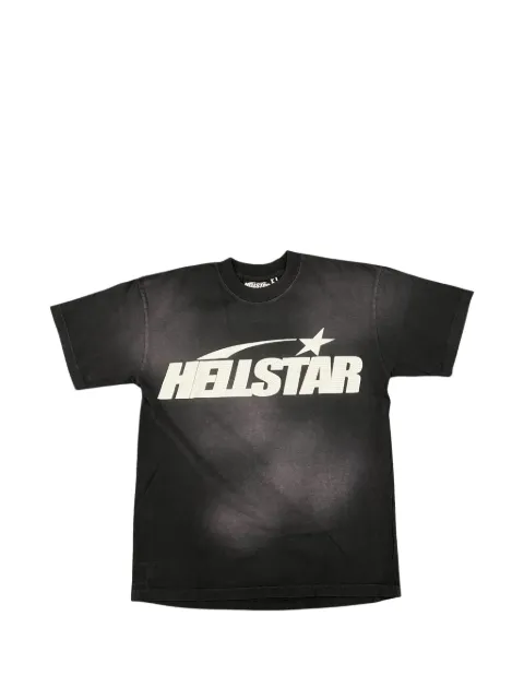 HELLSTAR rhinestone-embellished logo T-shirt Black HSR283
