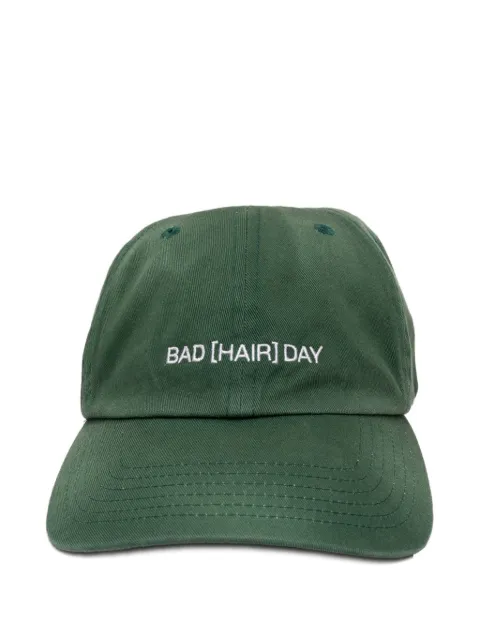 D1 Milano embroidered cotton cap Green CPCTU006
