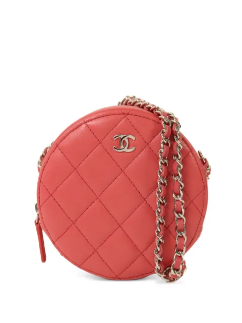 CHANEL Pre-Owned Matelassé crossbody bag Pink AP0245