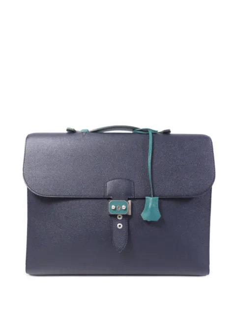 Hermès Pre-Owned 37 Sac a Depeches briefcase Blue YZ676