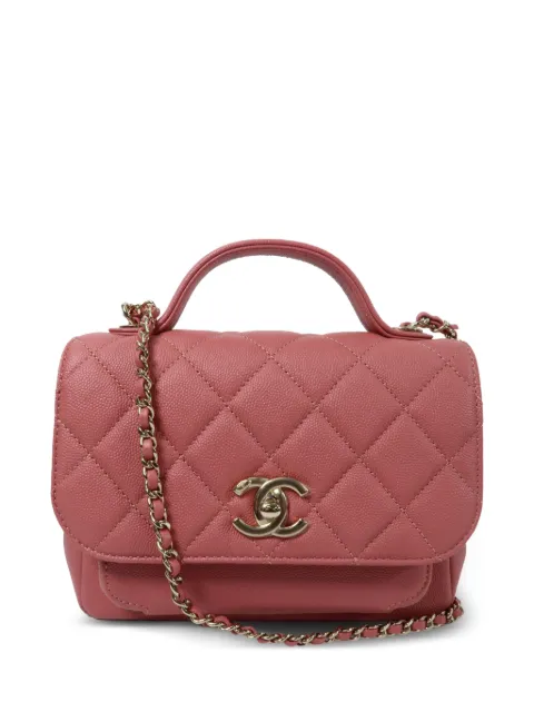 CHANEL Pre-Owned Business Affinity Flap shoulder bag Pink A93749
