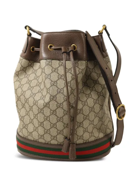 Gucci Pre-Owned Ophidia GG bucket bag Neutrals 54045796I3T8745