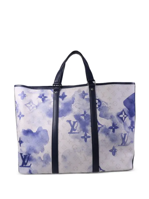 Louis Vuitton Pre-Owned GM Monogram Watercolor tote bag White M45755