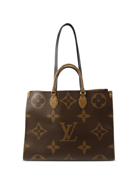 Louis Vuitton Pre-Owned On The Go GM Reverse tote bag Brown M45320