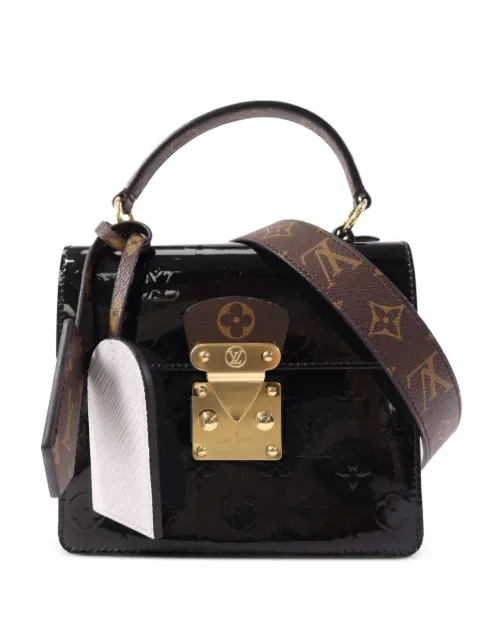 Louis Vuitton Pre-Owned Spring Street Epi Vernis-leather Monogram tote bag Black M90375