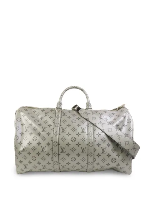 Louis Vuitton Pre-Owned 50 Keepall Bandoulière Monogram Reflect tote bag Grey M43848