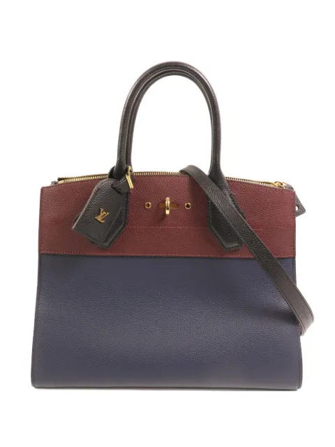 Louis Vuitton Pre-Owned MM City Steamer tote bag Blue M54260