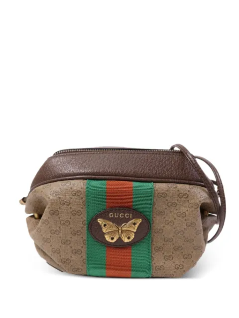 Gucci Pre-Owned logo-patch shoulder bag Brown 564582