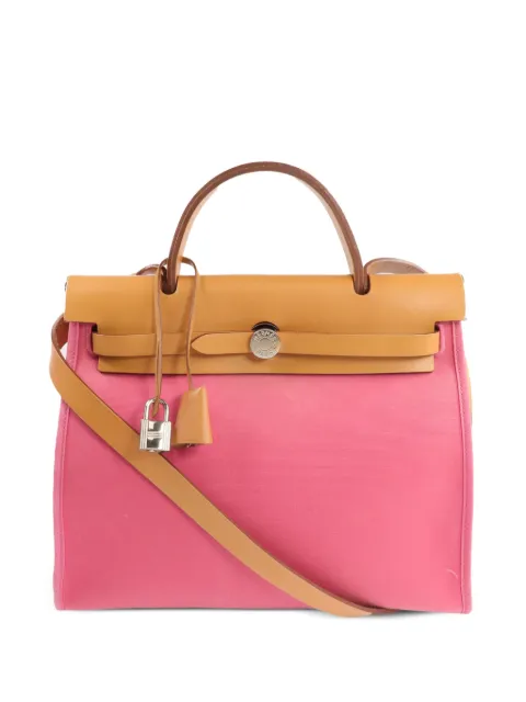 Hermès Pre-Owned PM Herbag tote bag Pink Q5G37