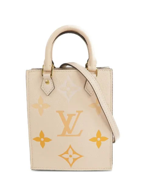 Louis Vuitton Pre-Owned Petit Sac Plat calfskin tote bag Neutrals M80449