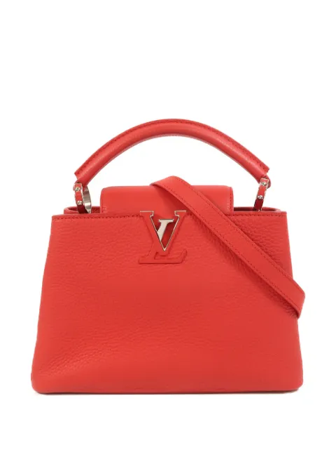 Louis Vuitton Pre-Owned BB Capucines two-way handbag Red M94754