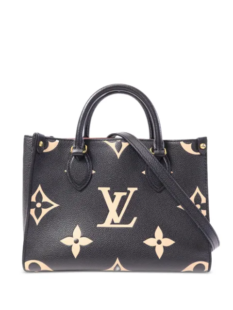 Louis Vuitton Pre-Owned OnTheGO Monogram Empreinte tote bag Black M45659